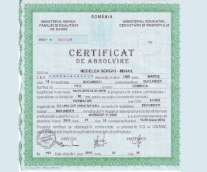 Certificat de Absolvire